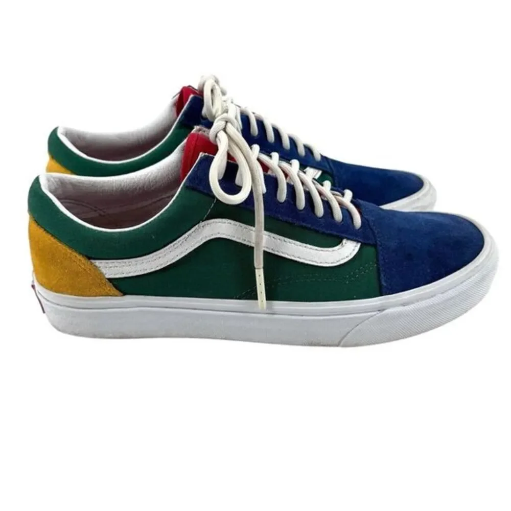 Vans Old Skool Yacht Club Skate Suede‎ Shoe UNISEX Color Block Men 8.5 Women 10